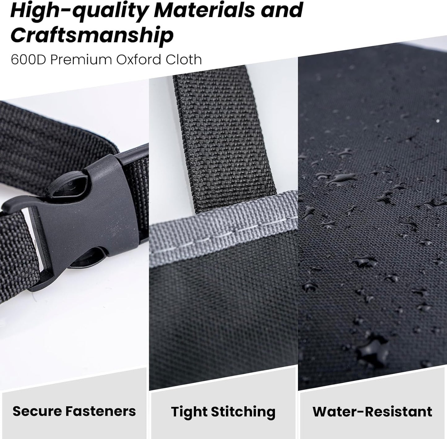 Trunk Organizer for SUV, Cargo Organizer, with Foldable Design & Multiple Storage Pockets, Space-Saving, Durable Elastic Cargo Net, Perfect for Backseat & Cargo Organization