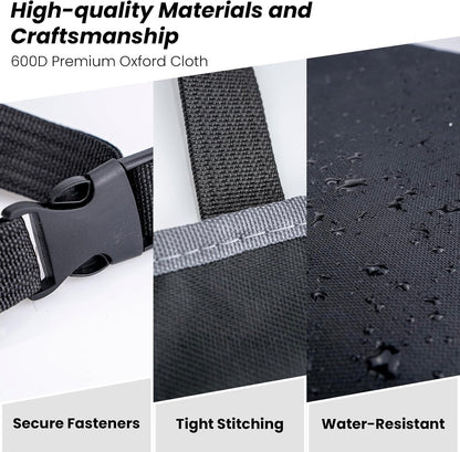 Trunk Organizer for SUV, Cargo Organizer, with Foldable Design & Multiple Storage Pockets, Space-Saving, Durable Elastic Cargo Net, Perfect for Backseat & Cargo Organization