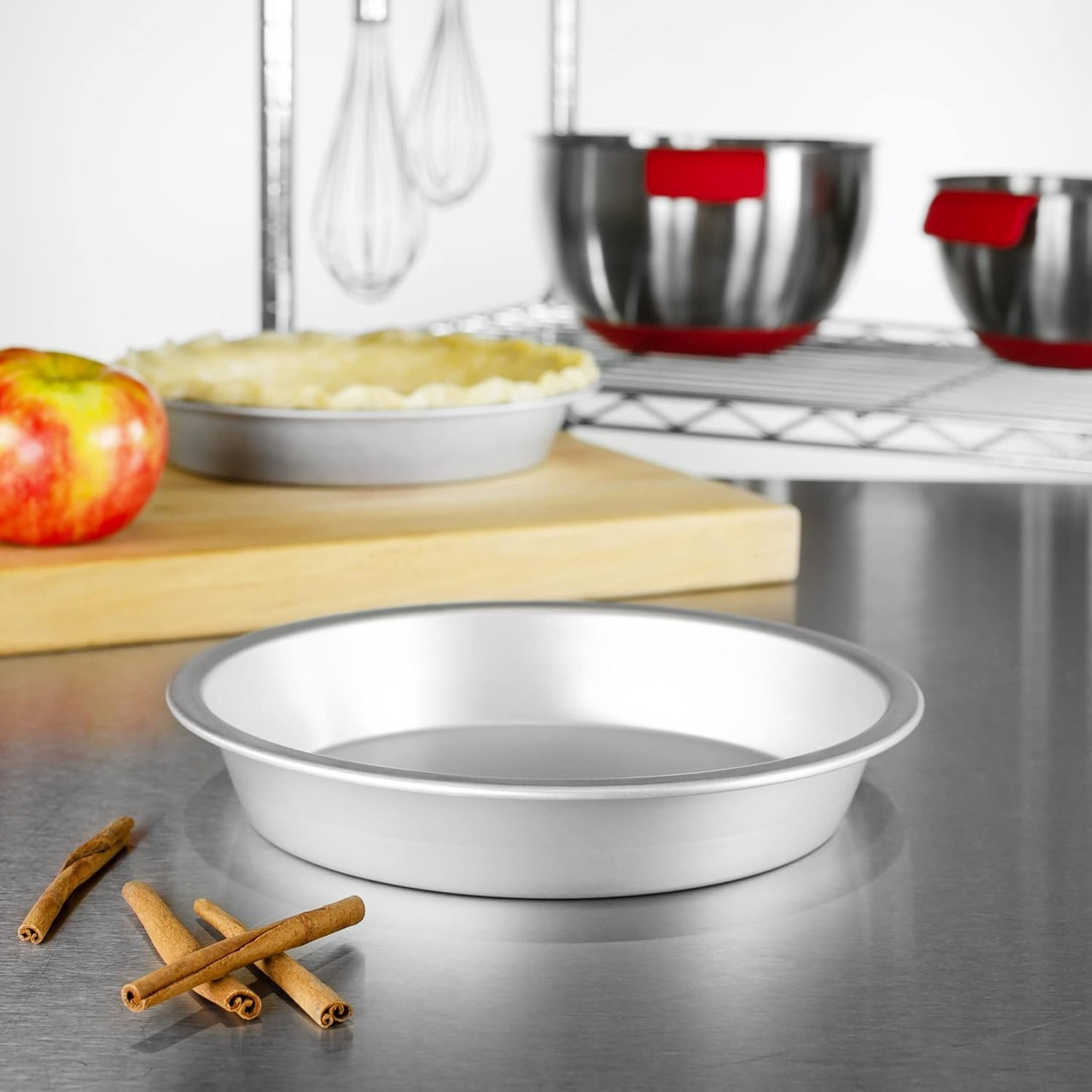 Fat Daddio's Pie-9 Anodized Aluminum Pie Pan, 9 x 1.5 Inch