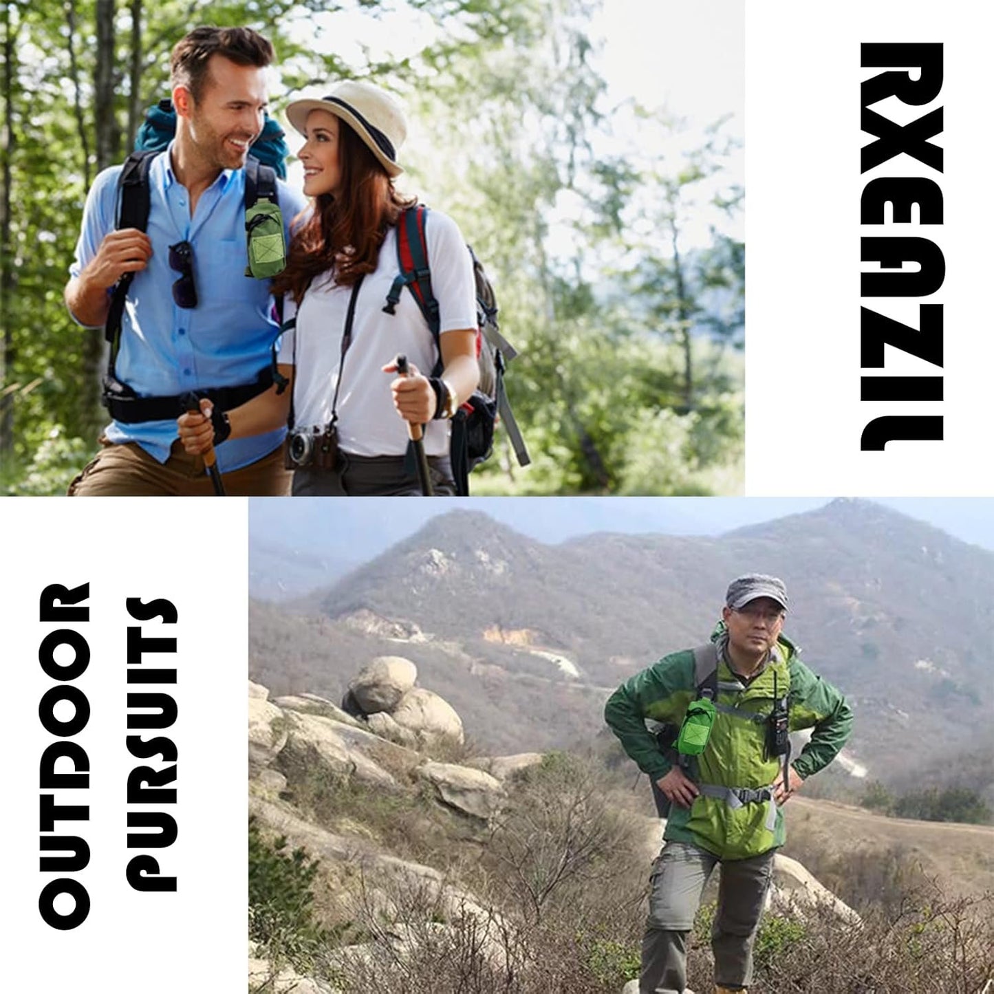 Fire Starter Survival Tool, Magnesium Ferro Rods Fire Starter Kit, Waterproof Emergency Equipment, Fire Bellowing Tool, 4 Piece Wick Hemp Cord, Survival Whistle, Multifunctional Bag (8 Pcs Tinder Quickfire Kits)