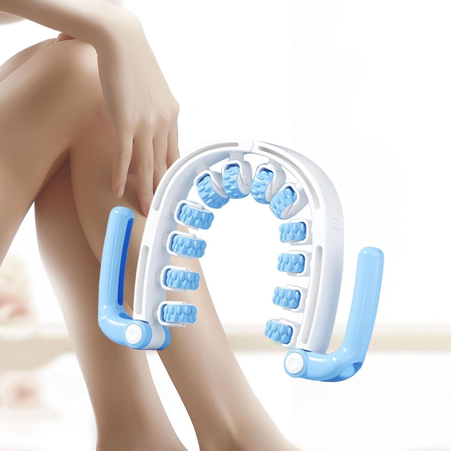 Generic Attrezzo elastico per massaggio gambe per ufficio, blu