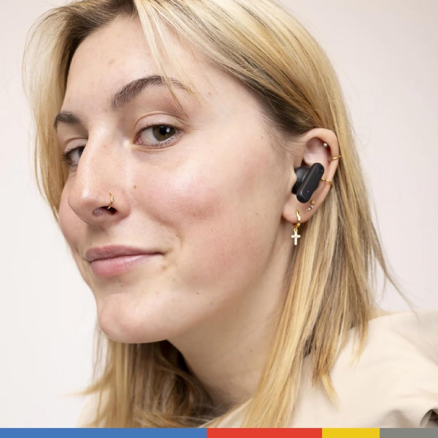 Skullcandy Smokin' Buds In-Ear Wireless Earbuds, 20 Hr Battery, 50% Renewable Plastics, Microphone, Works with iPhone Android and Bluetooth Devices - Black