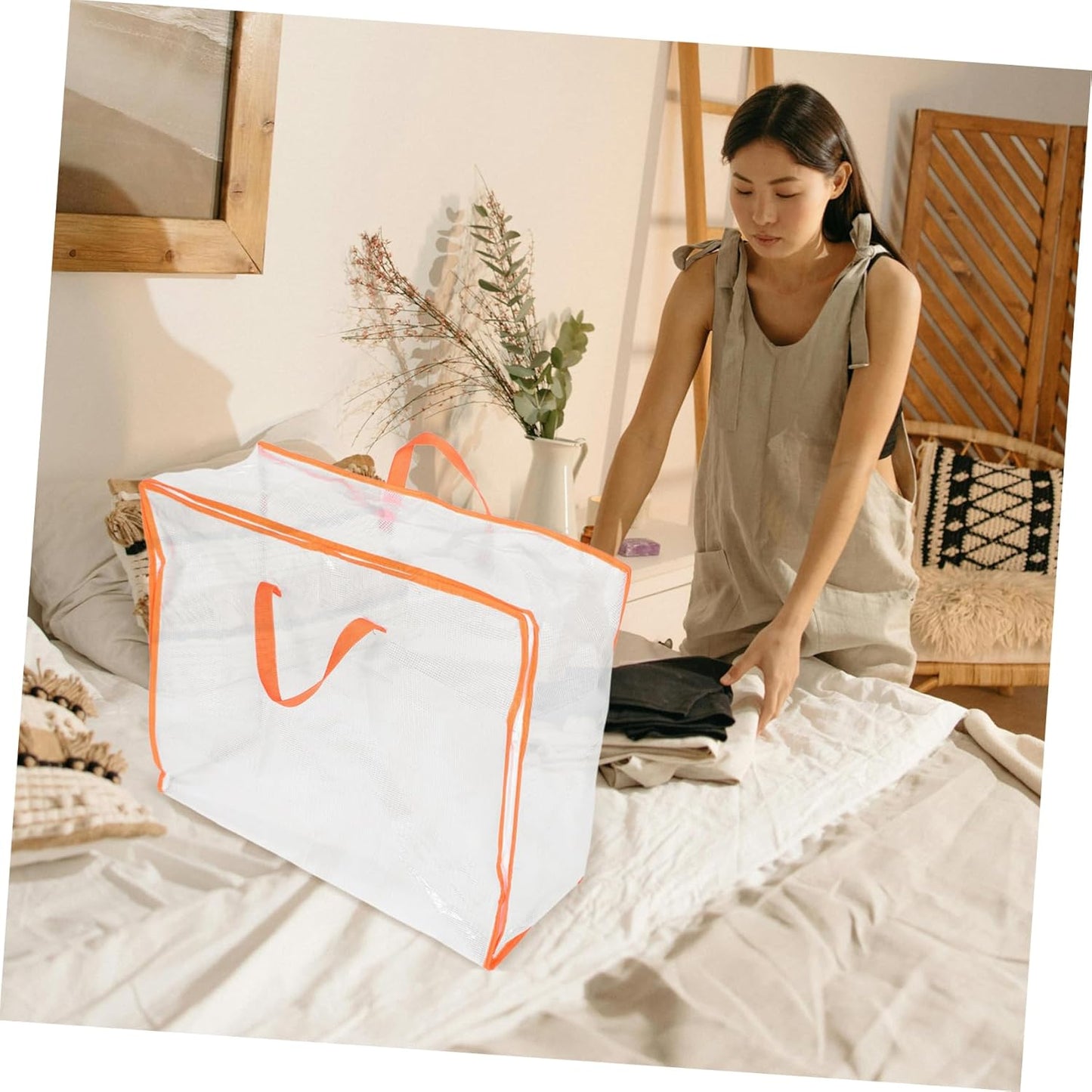 BESPORTBLE Large Capacity Quilt Packing Bag Storage Bag for Clothes Bedding and Pillows Versatile Organization for Home Travel and Moving