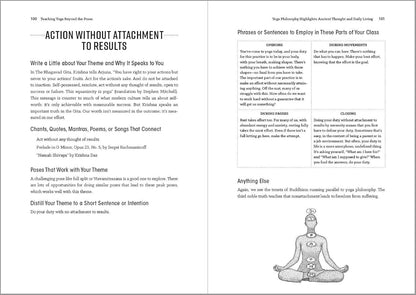 Teaching Yoga Beyond the Poses: A Practical Workbook for Integrating Themes, Ideas, and Inspiration into Your Class