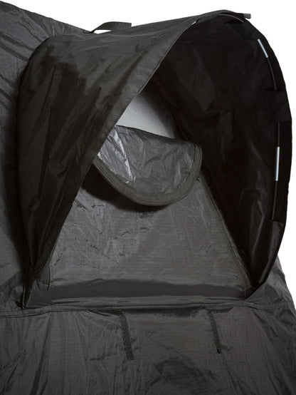 Roadie- The OVERNIGHTER™ SUV Window Tent with Bug Screen and Retractable Awning. Great for Camping in an SUV. (Patented)
