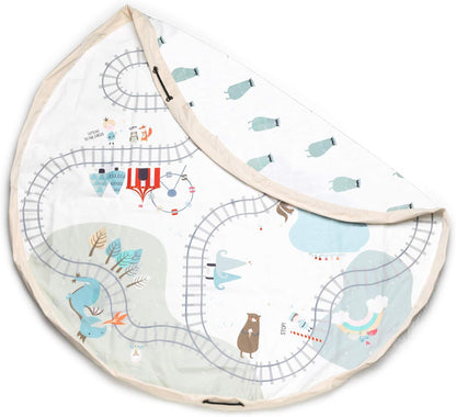 Play And Go Toy Storage Bag - Train - 140cm Toy Storage Bag