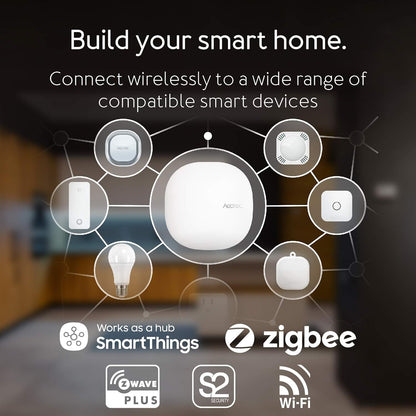 Aeotec Smart Home Hub, Works as a SmartThings Hub, Z-Wave Zigbee Gateway, Compatible with Alexa, Google Assistant, WiFi