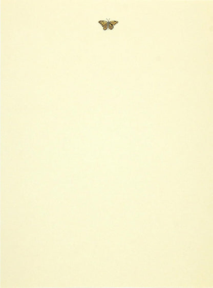 Gold Butterfly Boxed Stationery