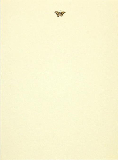 Gold Butterfly Boxed Stationery