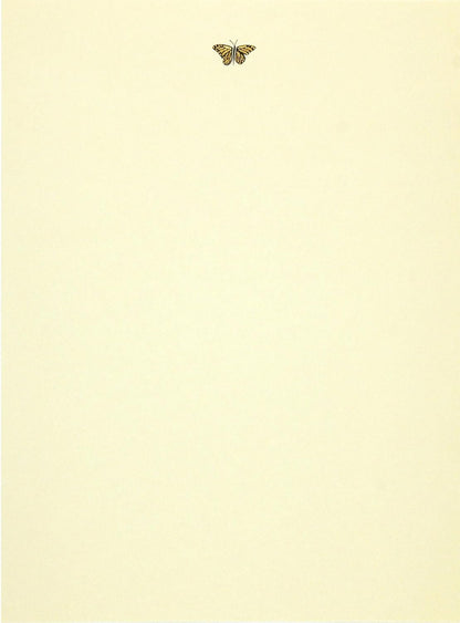 Gold Butterfly (Stationery) (Letter-Perfect Stationery Series)