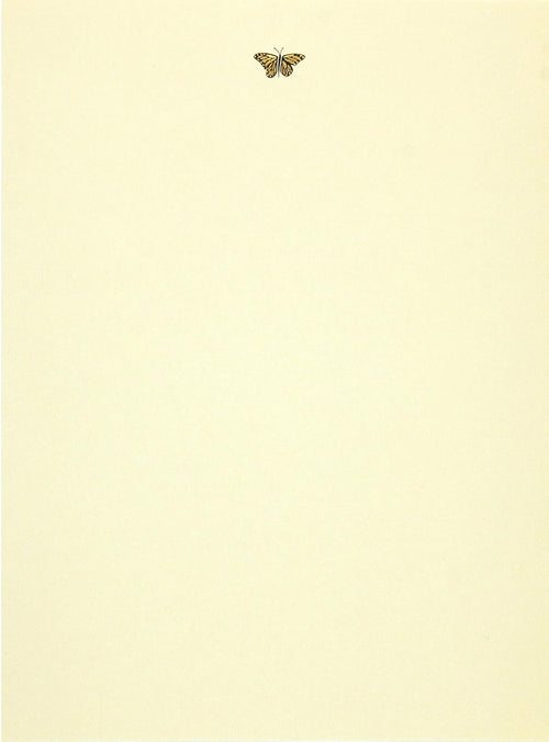 Gold Butterfly (Stationery) (Letter-Perfect Stationery Series)