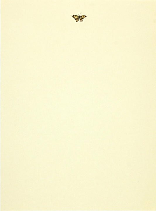 Gold Butterfly (Stationery) (Letter-Perfect Stationery Series)