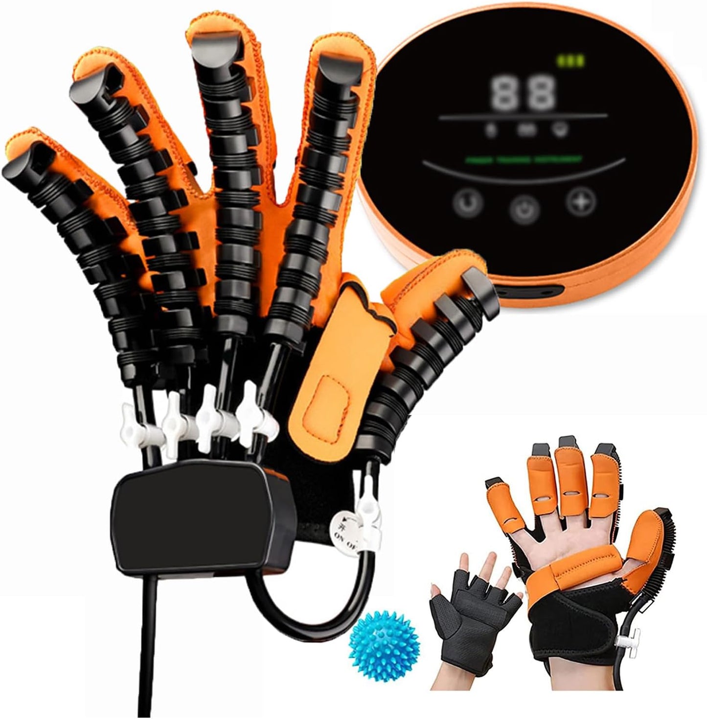 XGXHIN Guanti per Robot per la Riabilitazione, per l'attrezzatura per Il Recupero dei pazienti con paralisi cerebrale da Ictus emiplegia, Migliorare la circolazione sanguigna