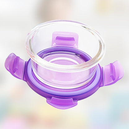 ARSUK Small Glass Food Storage Container With Lids 200ml/7oz - 6PCS Glass Mixing Bowls Set - Mean Prep Containers - Leakproof & Airtight, BPA-Free, Microwave, Oven & Freezer Safe