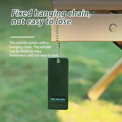 Dog Whistle, High Decibel 3-Tone Hiking Whistle, 2.76in Loud Survival Signal Tool, Lightweight Design, Outdoor Gear for Camping, Wilderness Safety, Hunting, Rescue