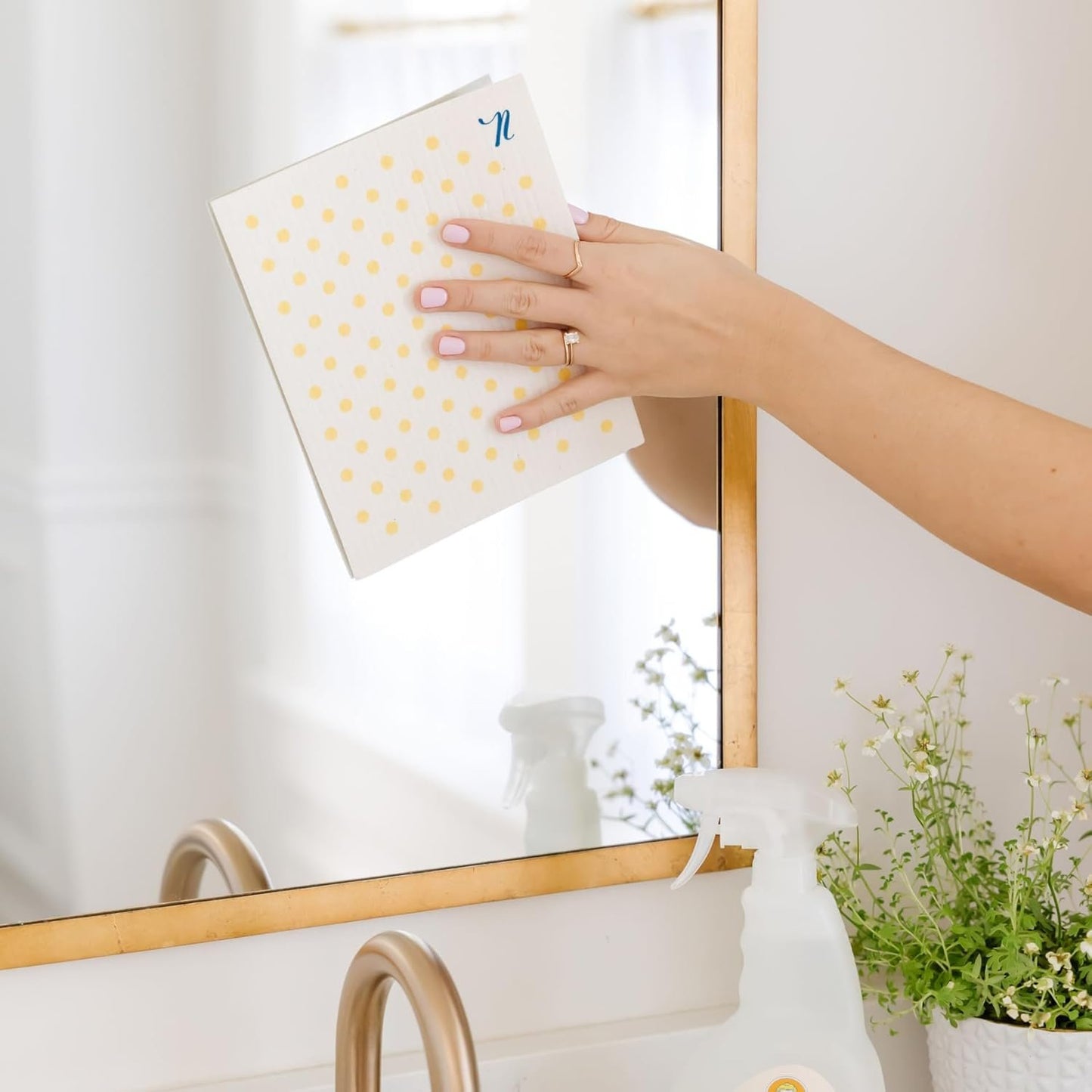Nellie's Swedish Dishcloths (3 Pack) - Degradable, Eco-Conscious Paper Towel Alternative for Dishes - Absorb 15x Their Weight, Replace 15+ Rolls of Paper Towel - Ultra Absorbent and Odor-Free