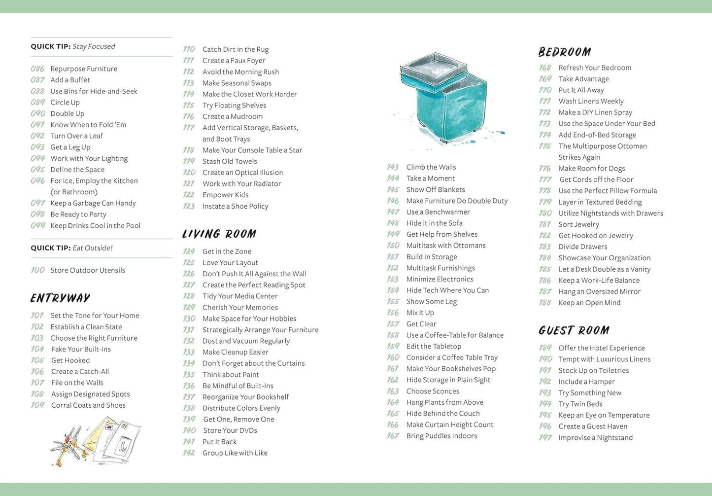 365 Quick & Easy Tips: Home Organization: Simple Techniques to Keep Your Home Neat and Tidy Year Round