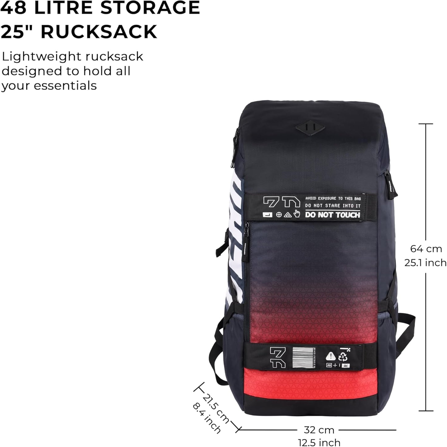 Gear Outdoor Extra Large Water Resistant Rucksack/Travel bag/For Men & Women