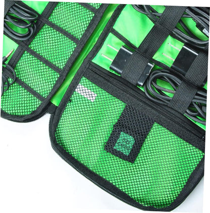 Gatuida 2 Electronic Travel Bag Organizer for Electronics Charging Cables Travel Cable Bag Case for Electronics Travel Manager Electronic Travel