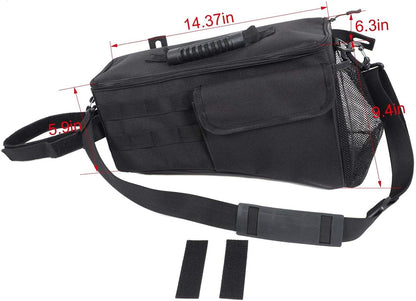 JeCar for JK Wheel Well Storage Bag Rear Trunk Organizer with Carrying Handle for 2007-2018 Jeep Wrangler JK & Unlimited 4 Door (Driver Side)