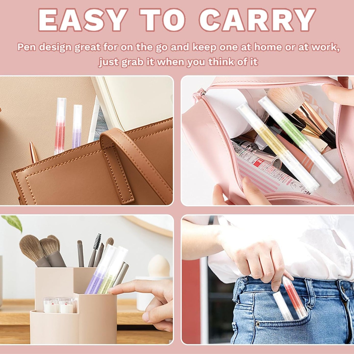 Nail Nutrition Pen,6PCS Nail Cuticle Oil Pen Set Nail Nutrition Oil Nail Care for Repairing Cracked & the Dry Cuticle (Mix Flavors)