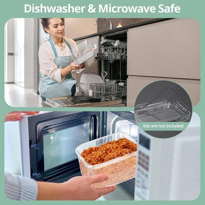 Fruit Storage Containers for Fridge with Removable Colander, 8 Pack Fruit Containers for Fridge with 2 Function Divider Plate, Airtight Storage Container to Keep Berry Fruit Fresh, Dishwasher Safe