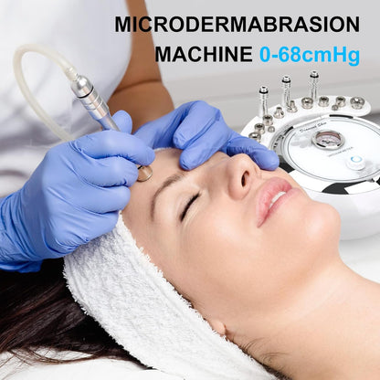 【3-IN-1】Microdermabrasion Machine, mcwdoit 0-68cmHg Strong Suction Power, Professional Dermabrasion Facial Skin Care
