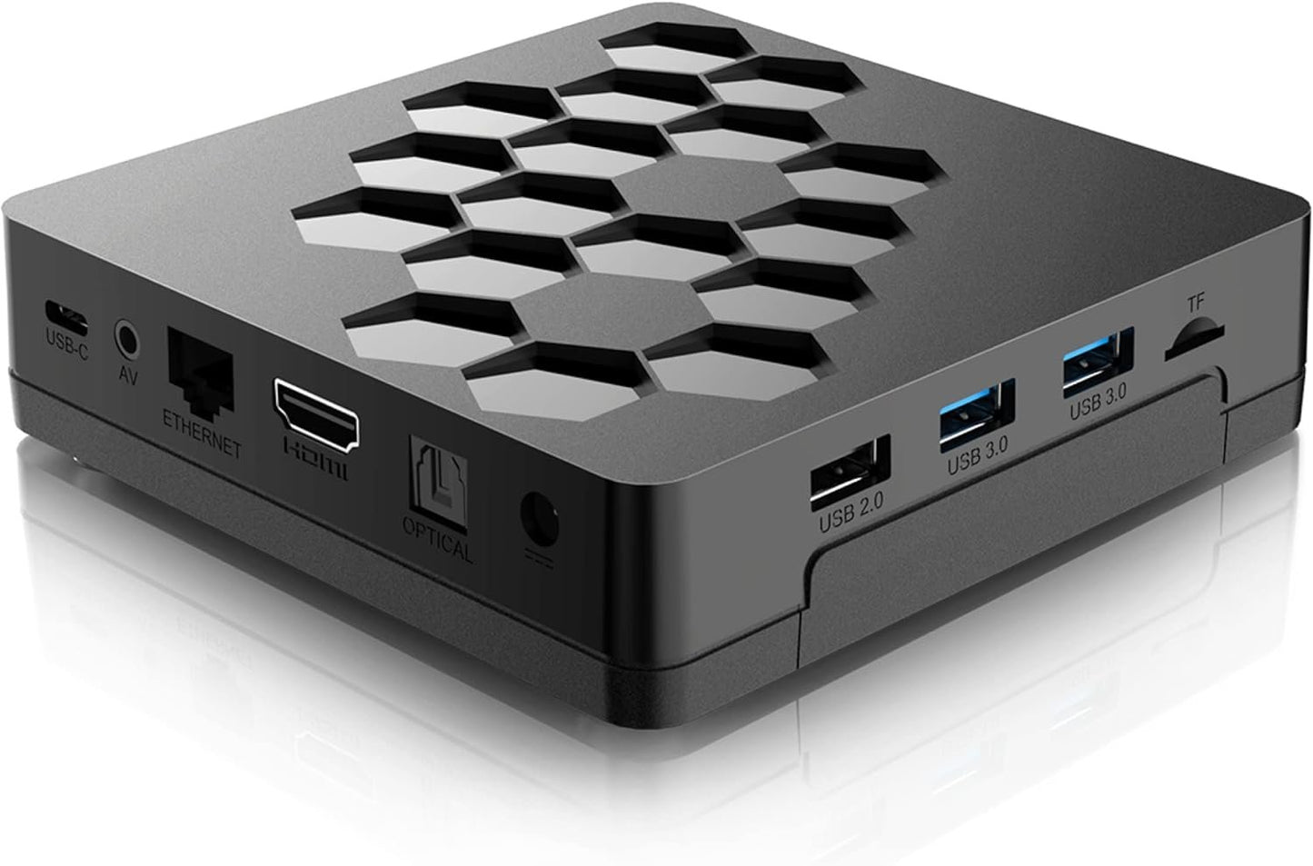 BuzzTV U5 128GB Android TV Box | 4K Streaming Device Quad-Core Processor Dual-Band Wi-Fi Bluetooth 5.0 | HDR Android 11 OS