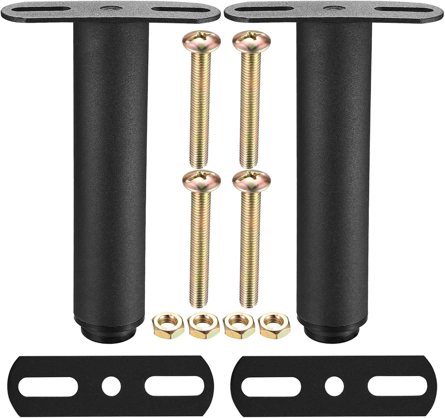Adjustable Bed Feet 18-33cm, Table Legs, Furniture Feet, Metal T-Shape Furniture Supports, Slatted Support Foot, Adjustable Furniture Feet, Sofa, Bed, Wardrobe