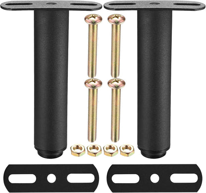 Adjustable Bed Feet 18-33cm, Table Legs, Furniture Feet, Metal T-Shape Furniture Supports, Slatted Support Foot, Adjustable Furniture Feet, Sofa, Bed, Wardrobe