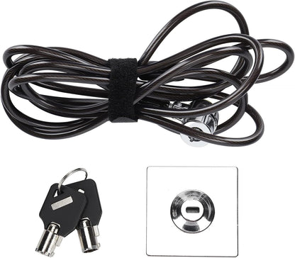 Laptop Lock Lock Antitheft Security Galvanized Cavo con Base di Blocco per - Soluzione di Sicurezza del Computer