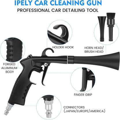 Car Cleaning Gun, High Pressure Car Blow Gun for Car Detailing, Quickly Clean and Dry Car Surfaces with Strong Air