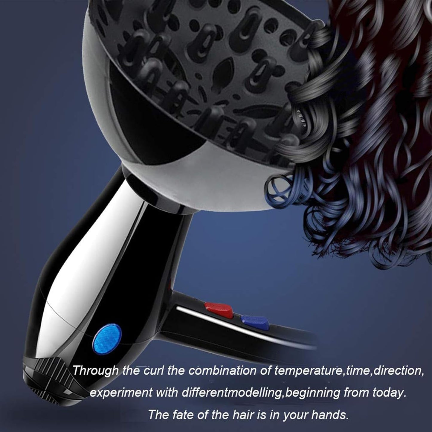 Universal Hair Diffuser Hair Dryer Accessories Suitable for 1.4-2.6 Inch Adjustable Hair Dryer Diffuser Professional Styling Tool Hair Diffuser for Hair
