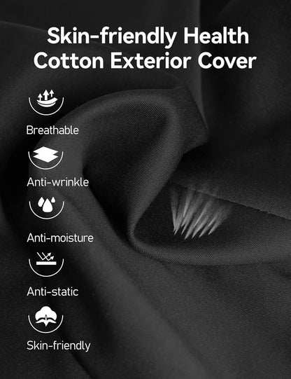 Lumbar Support Pillow for Office Chair, Ergonomic Back Support for Office Chair, Car, Computer, Gaming Chair, Sofa Back Support, Recliner Memory Foam Back Cushion for Pain Relief Improve Posture