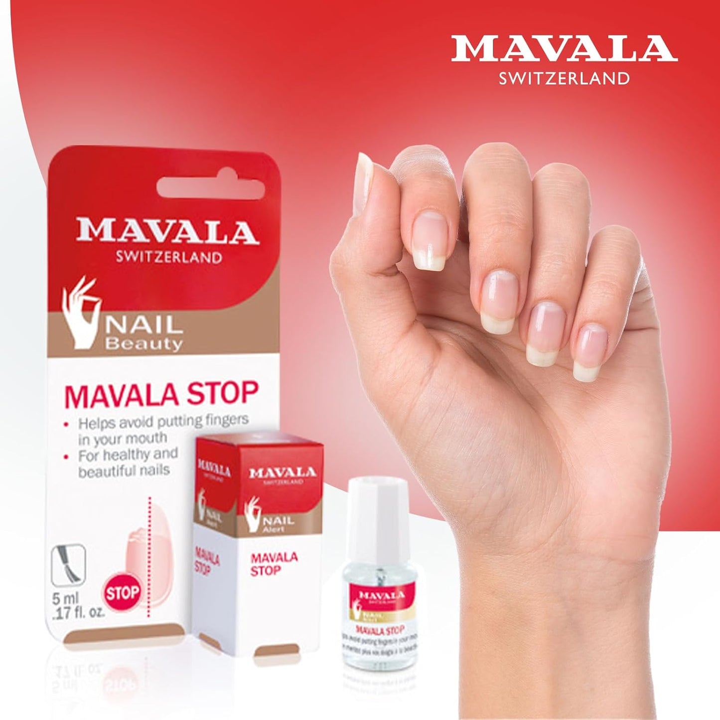 Mavala Switzerland Stop - Nail Biting Deterrent, 5 ml