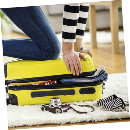 PartyKindom 2pcs Stylish Plastic Luggage Handles with Ergonomic Grip for Comfortable Carrying Durable Replacement Parts for Travel Suitcases and Essentials