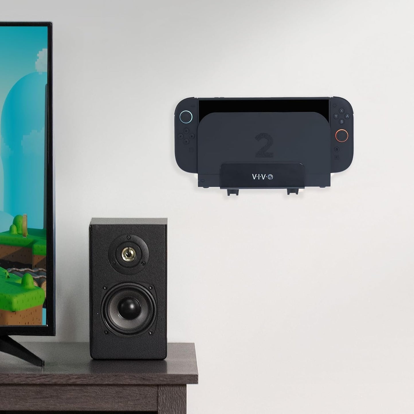 VIVO Black Adjustable Streaming Media Player, Wall Mounting Bracket Designed for Nintendo Switch, Apple Tv, Roku, Fire Tv, Hardware Included (Mount-All02)
