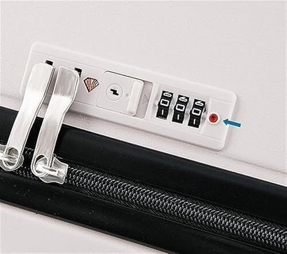 Luggage Carry On Luggage Security Combination Lock Suitcase Luggage Suitcase Checked Luggage Trolley Suitcase (Color : Blue, Size : 24Inch)