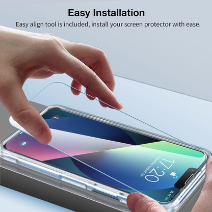 EGV 3 Pack Screen Protector for iPhone 13/ iPhone 14/ iPhone 13 Pro/iPhone 16Se 6.1 inch, Tempered Glass HD Screen, Scratch Resistant Film, Easy Installation