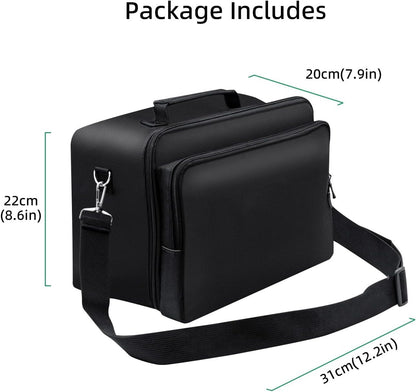 Mcbazel Travel Bag Carrying Case for Xbox Series X, Portable Storage Case Bag with Multiple Storage Pockets for Controllers, Games, Cables and Other Gaming Accessories