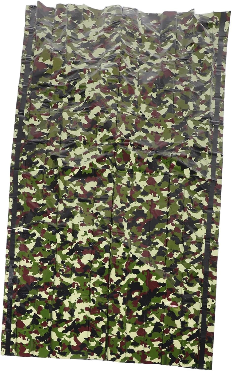 Kisangel 1 Set Multi Use Emergency Sleeping Tent Lightweight Thermal Insulation Bivy Sack for Outdoor Camping Hiking Emergency Warm Tent Durable Portable Camouflage