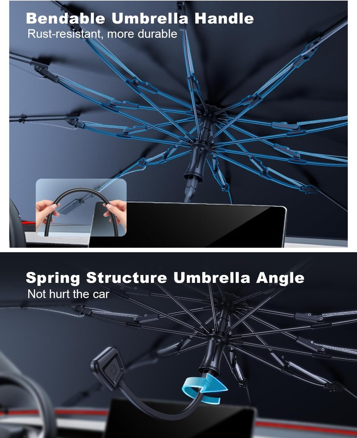 CDEFG Compatible with Toyota Yaris/Yaris Cross 2021-2024 2025 Sunshade Covers Windshield Parasol Front Windshield Car Windshield Sunshade Yaris Cross Accessories