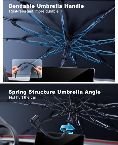 CDEFG Compatible with Toyota Yaris/Yaris Cross 2021-2024 2025 Sunshade Covers Windshield Parasol Front Windshield Car Windshield Sunshade Yaris Cross Accessories