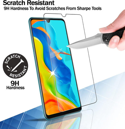 RKINC Screen Protector [4-Pack] for Samsung Galaxy A12 / A13 5G, Tempered Glass Film Screen Protector, 0.33mm [LifetimeWarranty][Anti-Scratch][Anti-Shatter][Bubble-Free]
