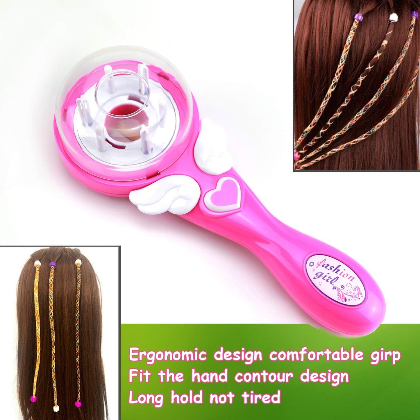 Kyduu Fashion Braid Tools, Children Girls Electric Hair Styling, Hair Braider, Automatic Braid Device Electric, Hair Styling Tools, Hair Styling Tools