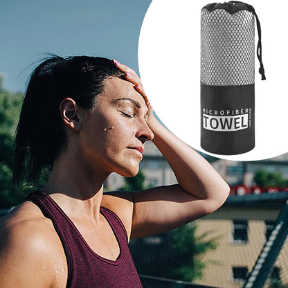 Générique Quick Drying Beach Towel, Microfiber Bath Towel, Portable Workout Gear, Sandproof Camping Accessories, Fast Drying Cloth for Exercise, Fitness & Outdoor Activities