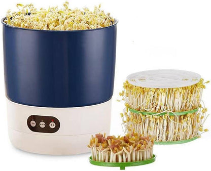 Ronyme Kit di Germinazione per Fagioli con Spruzzatore a 360 Gradi modalità, 1 Set di Piastre di Arachidi