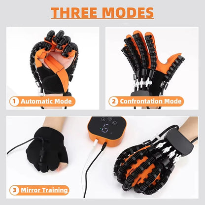 Guanti Robot Riabilitativi Trainer Della Mano Per Ictus Fisioterapica Attrezzi Riabilitazione Artrite Guanti Da Massaggio Per Pazienti Con Ictus Emiplegia(Left,Small)