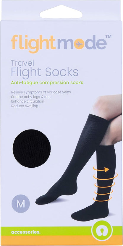 Flightmode Medical Compression Socks M Support Stocking Travel Flight Anti-fatigue Comfort