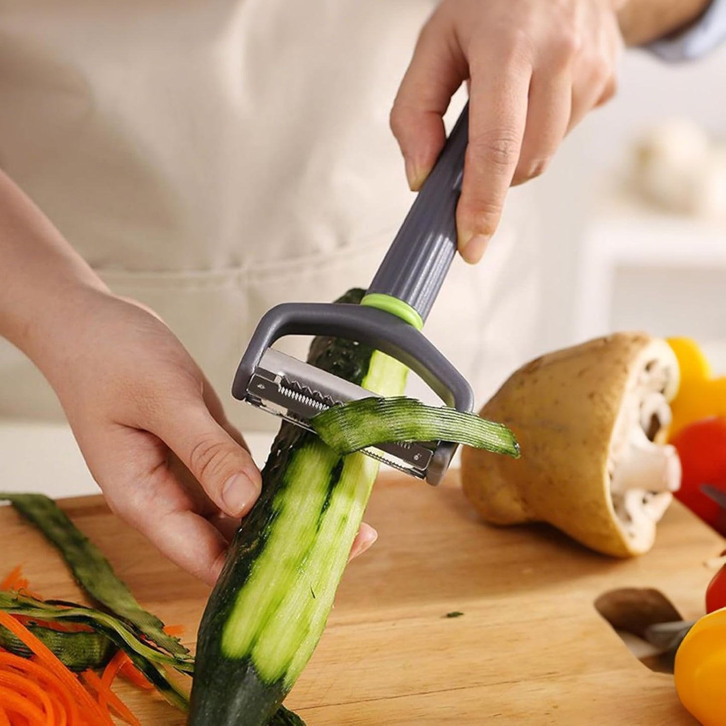 Vegetable Peelers - Fruit Peeler and Shredder Tool Set | Peeling Gadgets | Stainless Steel Shredder Grater for Vegetables Carrot Cucumber Fruit Potato Cooking Prep Tool Household Kitchen Accessories